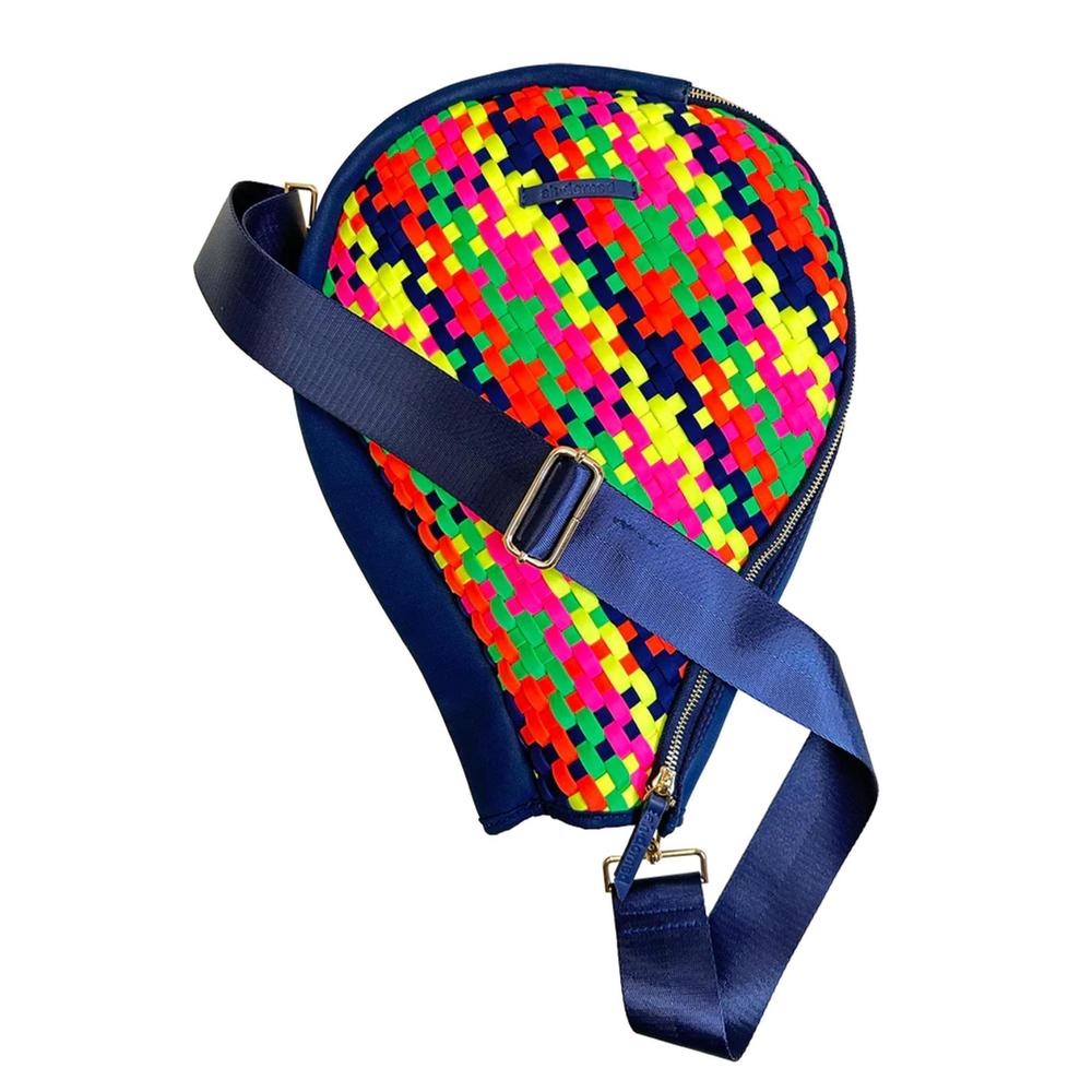 NEW AHDORNED brite tennis racquet cover in rainbow